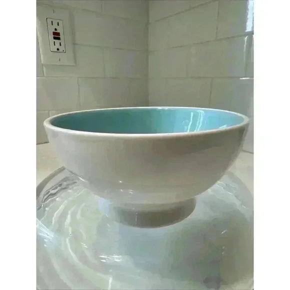 Rae Dunn 'Sleepy' Bowl White With Black Lettering And Light Blue Inside. - Picture 4 of 10